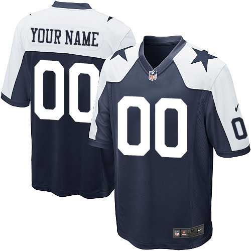 Youth Nike Dallas Cowboys Customized Navy Blue Thanksgiving Stitched NFL Game Jersey,We sell and wholesale Youth Nike Dallas Cowboys Customized Navy Blue Thanksgiving Stitched NFL Game Jersey on line form chian!